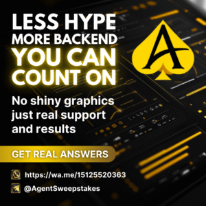 Less Hype More Backend Agent Sweepstakes Flyer - Juwa Agents