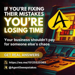 No More Mistakes - Agent Sweepstakes Flyer - Juwa Agents