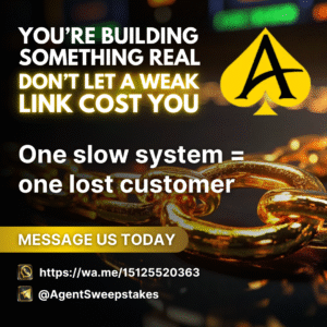 No Weak Links Agent Sweepstakes Flyer - Juwa Agents Juwa Distributor