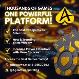 One powerful platform- Agent Sweepstakes Flyer - Juwa Agents Juwa Distributor