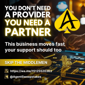 Partner Not Provider - Agent Sweepstakes Flyer - Juwa Agents Juwa Distributor