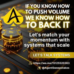 Push Volume Scale Smarter Agent Sweepstakes Flyer - Juwa Agents Juwa Distributor